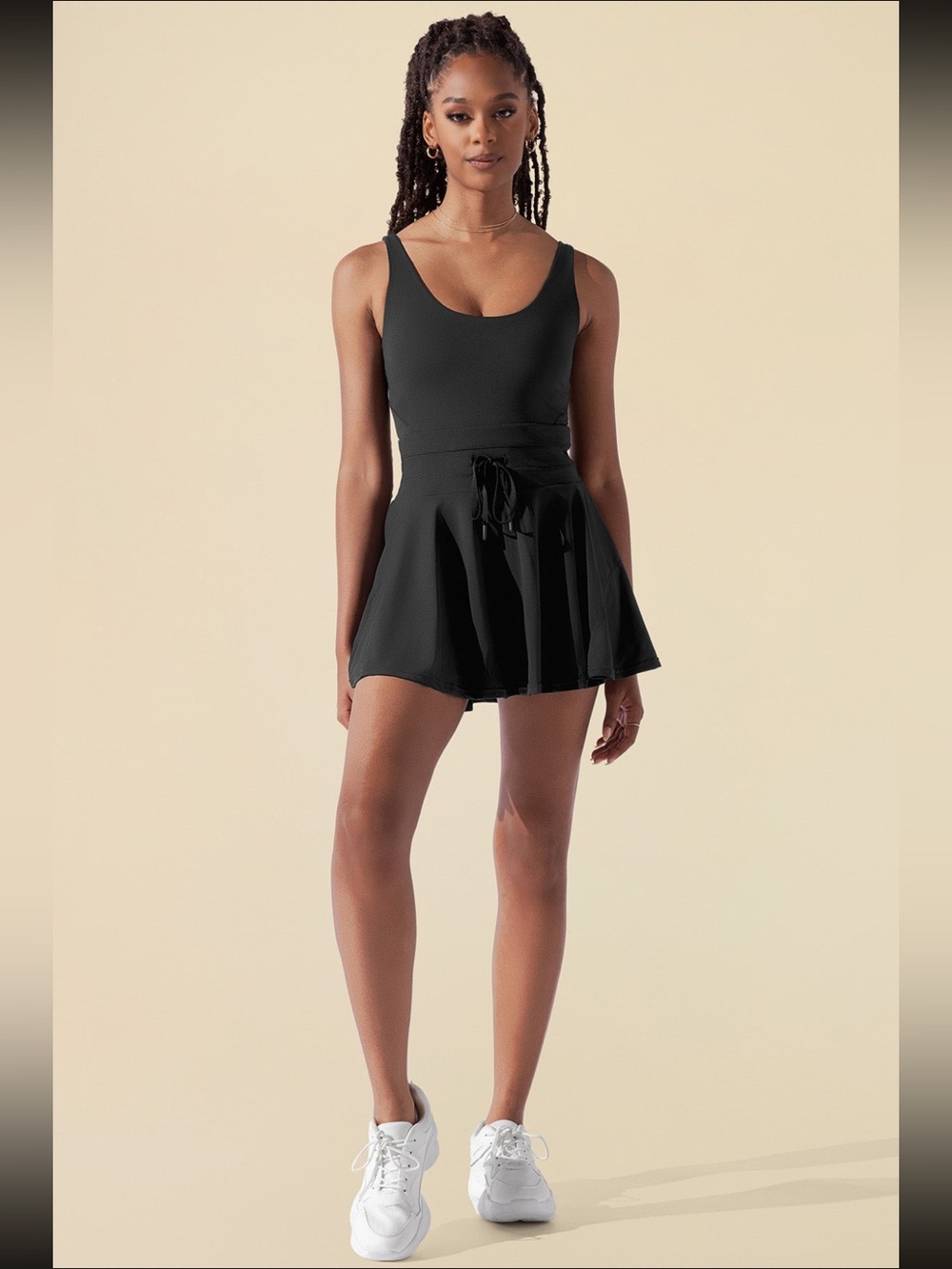 POPFLEX Twirl Dress in Black - Picture 6 of 14
